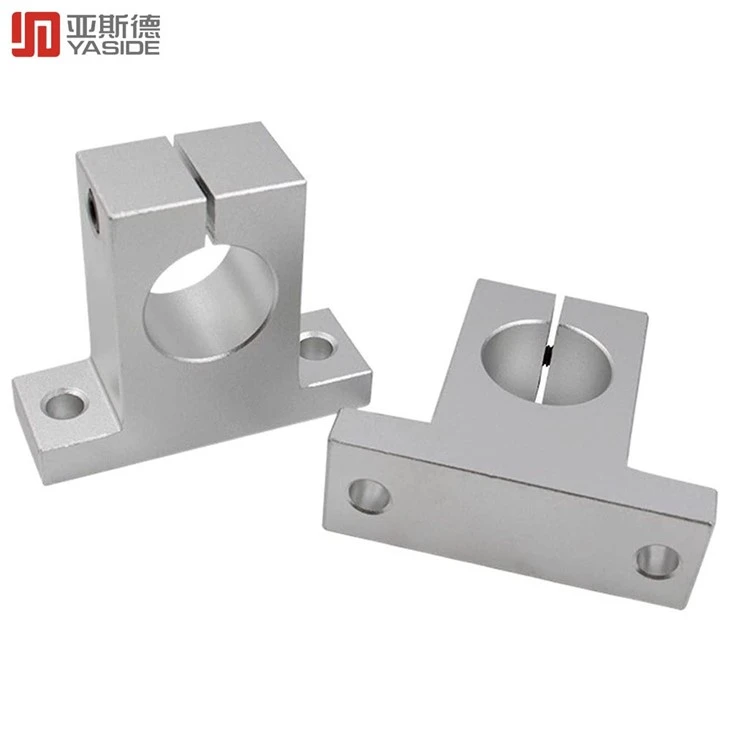 CNC Aluminum Linear Shaft Support Parts