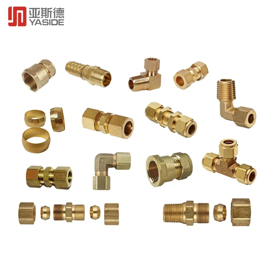 CNC Machining Brass Flare Fittings Components