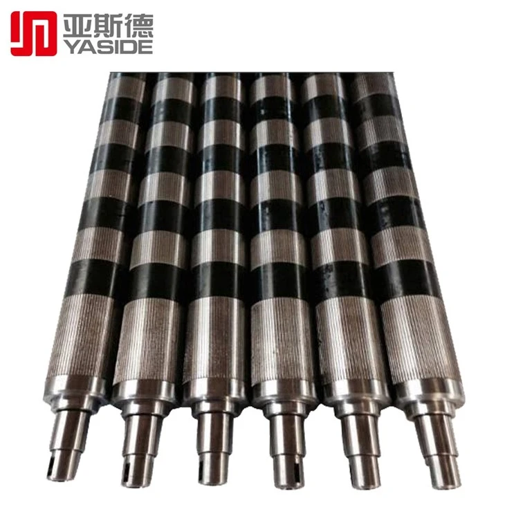 Post Press Folding Machine Roller CNC Machining Processing Spare Parts